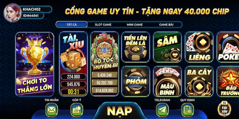 Các Game Bài Đổi Thưởng Uy Tín