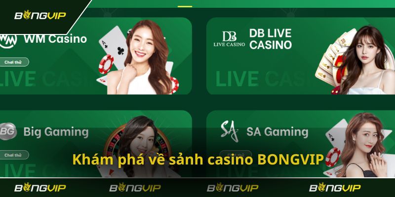 Casino Tại Nhà Cái Bongvip – Trải Nghiệm Chơi Game Cá Cược